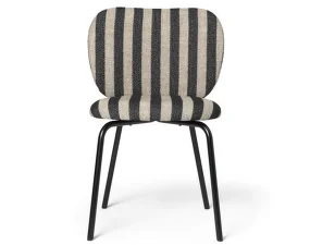 Jedálenská stolička Rico, Louisiana sand / black