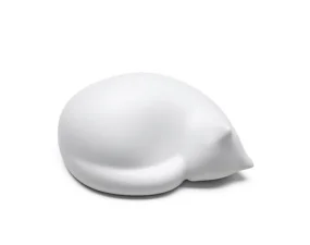 Dekorácia mačky Resting Cat Small, white