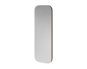 Zrkadlo Vala Rectangular 120x40 cm, dark lacquered oak