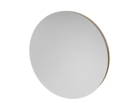 Zrkadlo Vala Round Ø75 cm, lacquered oak