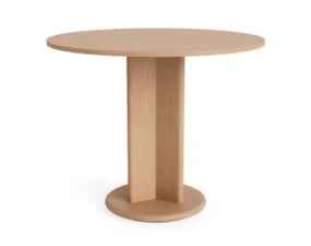 Stôl Chisel 29 Round Ø90, lacquered oak