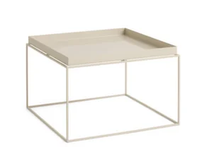 Stolík Tray Table 60x60, warm beige