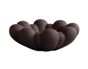 Misa Bloom Tray Big, chocolate brown
