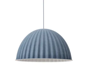 Závesná lampa Under The Bell Ø82, blue grey