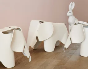 Slon Eames Elephant, white