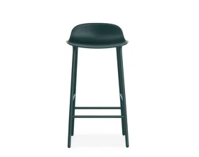 Barová stolička Form 65 cm, green/steel