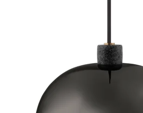 Závesná lampa Grant Ø45, mirrored black