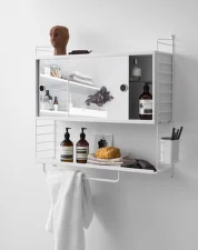 Nástenný panel String Wall 50 x 30, white