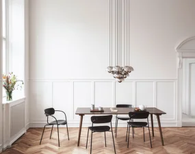 Stolička Pavilion AV4, black lacquered oak / Ritz