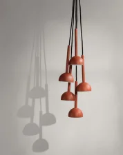 Závesná lampa Blush, rust