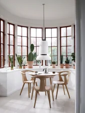 Závesné svietidlo Formakami JH3, ivory white