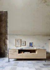 Tv stolík Whitebird, oak