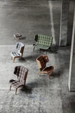 Otoman Mammoth, natural oak / Hallingdal 220