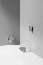 Stolné zrkadlo Aura, stainless steel