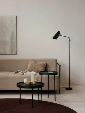 Stojacia lampa Birdy Swing, black / brass