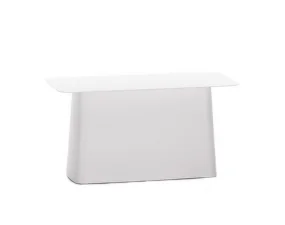 Odkládací stolík Metal Side Table L, soft white