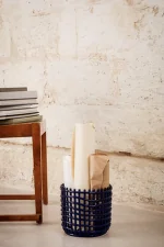 Organizér Ceramic Basket Large, blue