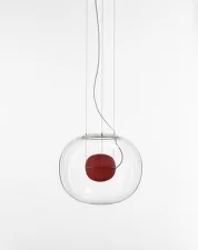 Svietidlo Big One Large PC1336, clear / red