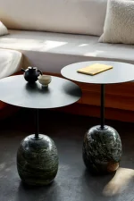 Odkládací stolík Lato LN8, deep green/verde alpi marble