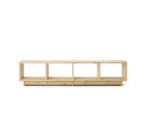 Knižnica Plank Low, pine