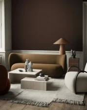 Konferenčný stolík Distinct Grande Duo, travertine