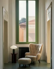 Kreslo Petra VB3, oak/sheepskin Honey