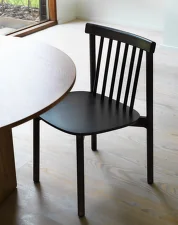 Stolička Pind, black stained ash