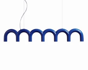 Závesné svietidlo Arch Straight, blue