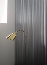 Stojacia lampa Bellevue AJ7, black & brass
