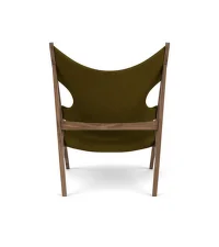 Kreslo Knitting Lounge Chair Textile, walnut/Baru 0950