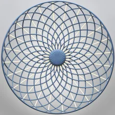 Závesné svietidlo Skynest, blue tourmaline