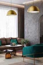 Závesné svietidlo Skygarden Small, gold