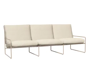 Outdorová sofa Desert 3-Seater, cashmere/off-white