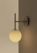 Nástenná lampa TR Bulb Suspended, polished steel