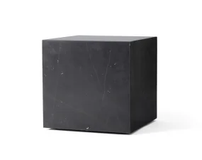 Odkladací stolík Plinth Cubic, Nero Marquina