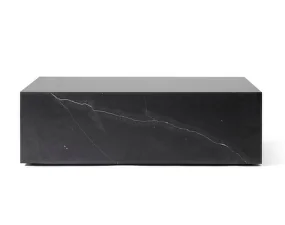 Konferenčný stolík Plinth Low, Nero Marquina