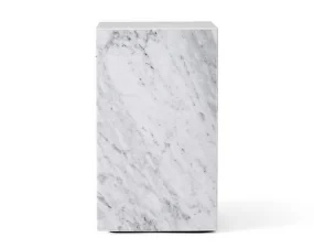 Odkladací stolík Plinth Tall, Carrara