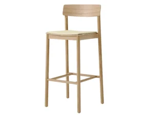 Barová stolička Betty TK17, oak/Fuse 421
