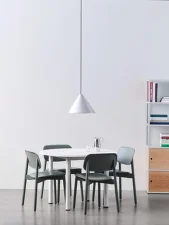 Závesné svietidlo Compass 430, brushed aluminium
