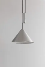 Nastaviteľné závesné svietidlo Compass 430, brushed aluminium