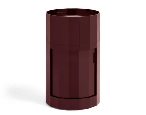 Úložný stolík Facet Cabinet High, burgundy