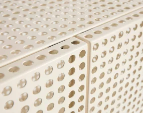Skrinka Perforated Cabinet Floor Small, eggshell