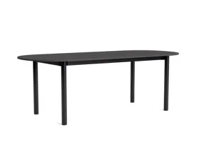 Stôl Annex Oblong 220x95, black oak/dark grey