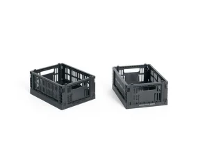 Úložný box Colour Crate Mini set 2ks, charcoal