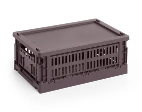 Plastové veko Colour Crate S, bordeaux