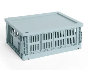 Plastové veko Colour Crate S, dusty blue
