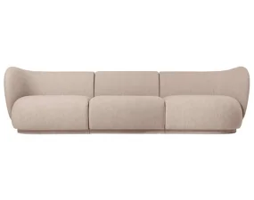 Modulová sedacia súprava Rico Soft Bouclé, natural