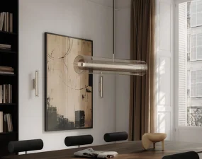 Závesná lampa Frame Fat, chrome