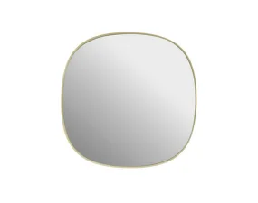 Zrkadlo Framed Mirror 40 cm, light yellow/clear