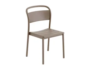 Stolička Linear Steel Side Chair, taupe